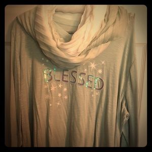 Cato shirt and scarf